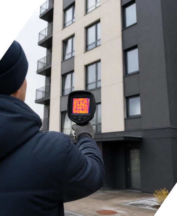Тепловизионное обследование зданий в Туймазы от 5095 р. | ЭкспертизаРоссия